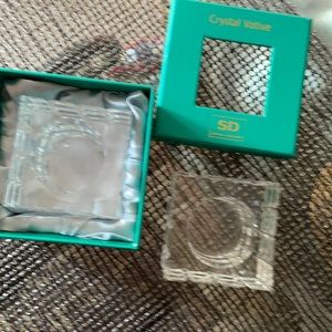 Vintage votive celestial candle holders